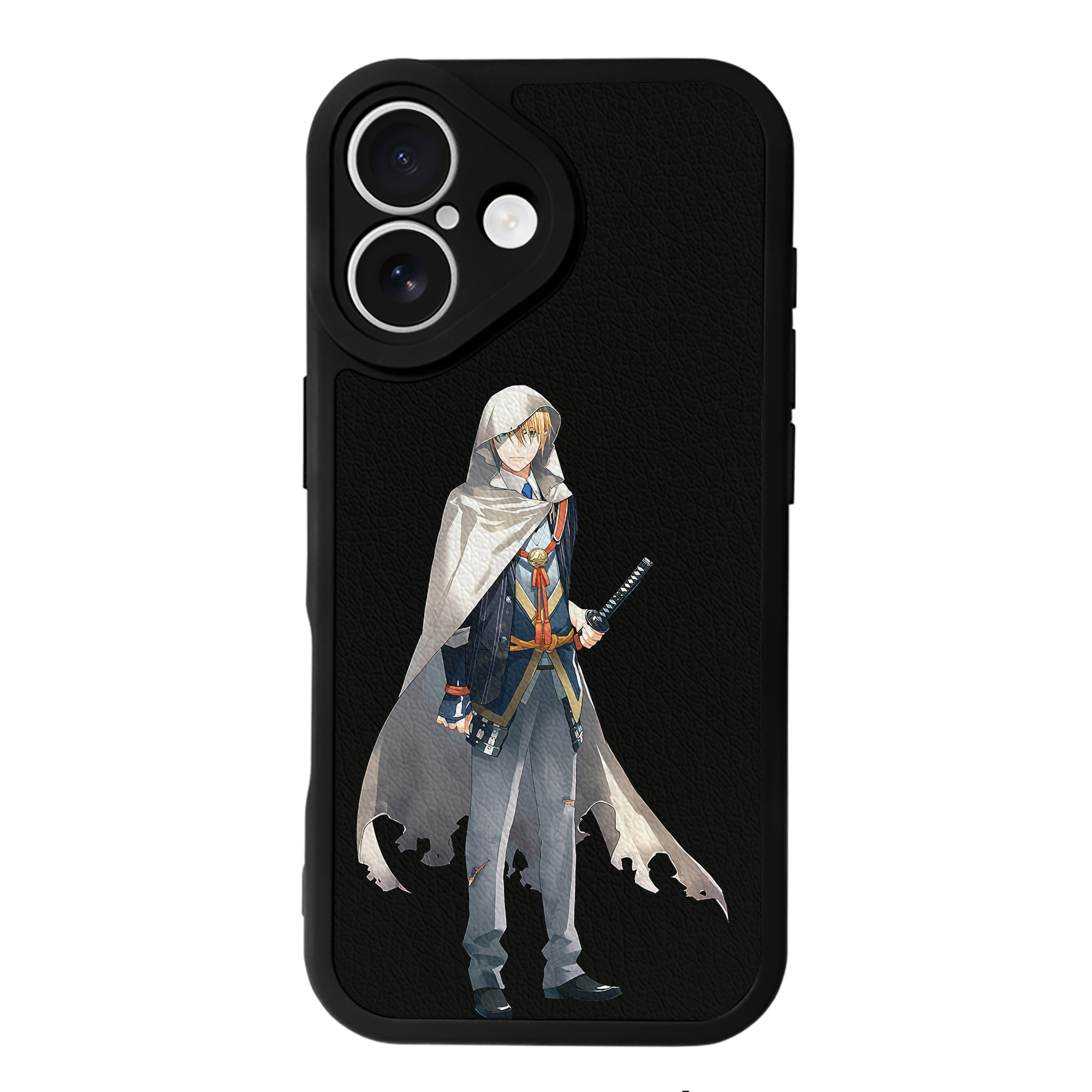 （画像用） 刀剣乱舞 Touken Ranbu 【iPhone 16シリーズ対応】シリコンスマホケース（レザー調） 材質：シリコン